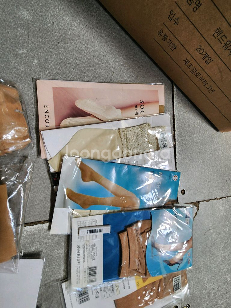 여성용 발목 스타킹 앵클스타킹 모음--1
