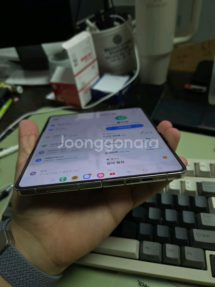 (3828)갤럭시z폴드5 256 판매--0