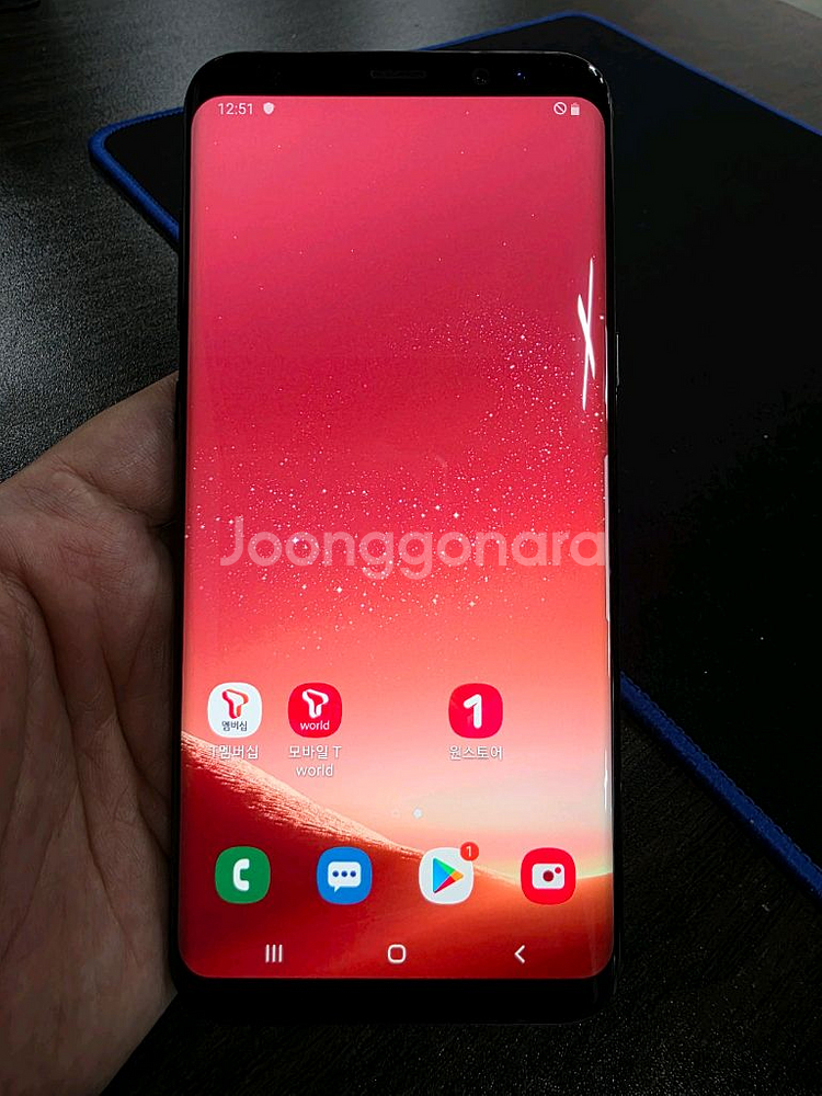 갤럭시S8플러스 128G대용량 무잔상 희귀템 중고폰--8