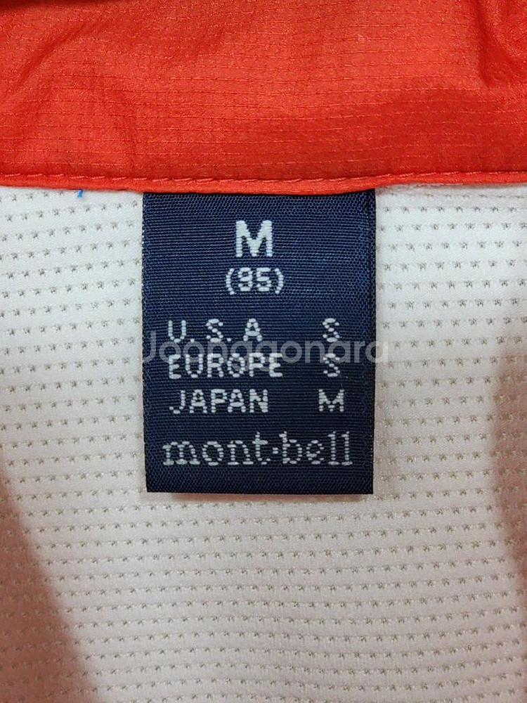 (M) 몽벨 조끼 집업 등산복 낚시 레저용 베스트 스판--2