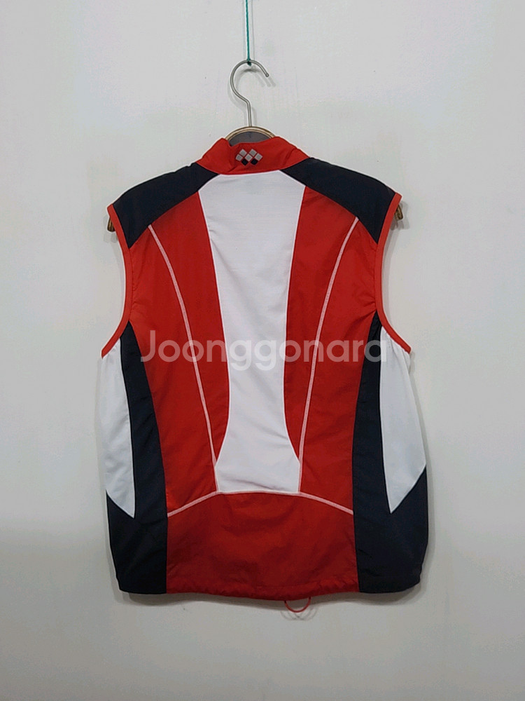 (M) 몽벨 조끼 집업 등산복 낚시 레저용 베스트 스판--5