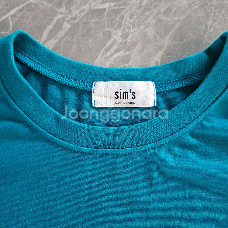 1회 착용) 레터링 오버핏 반팔 (FREE SIZE)--3