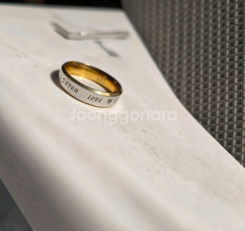 18k 금반지 도금 love 레터링 9호--5