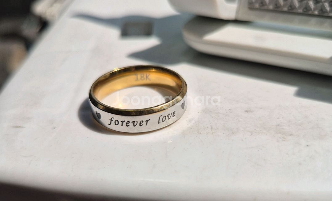 18k 금반지 도금 love 레터링 9호--3