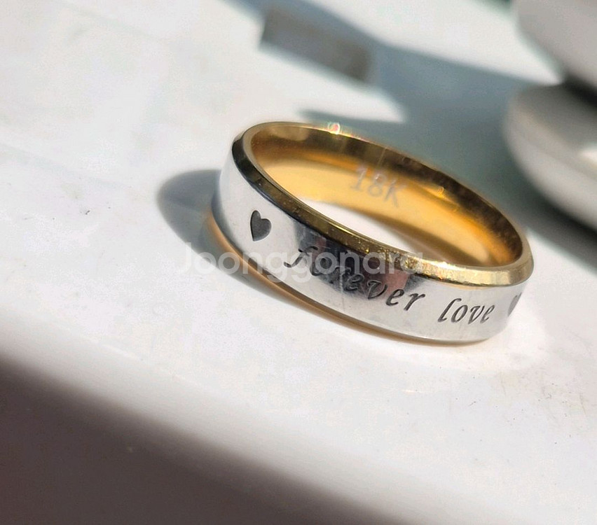 18k 금반지 도금 love 레터링 9호--4
