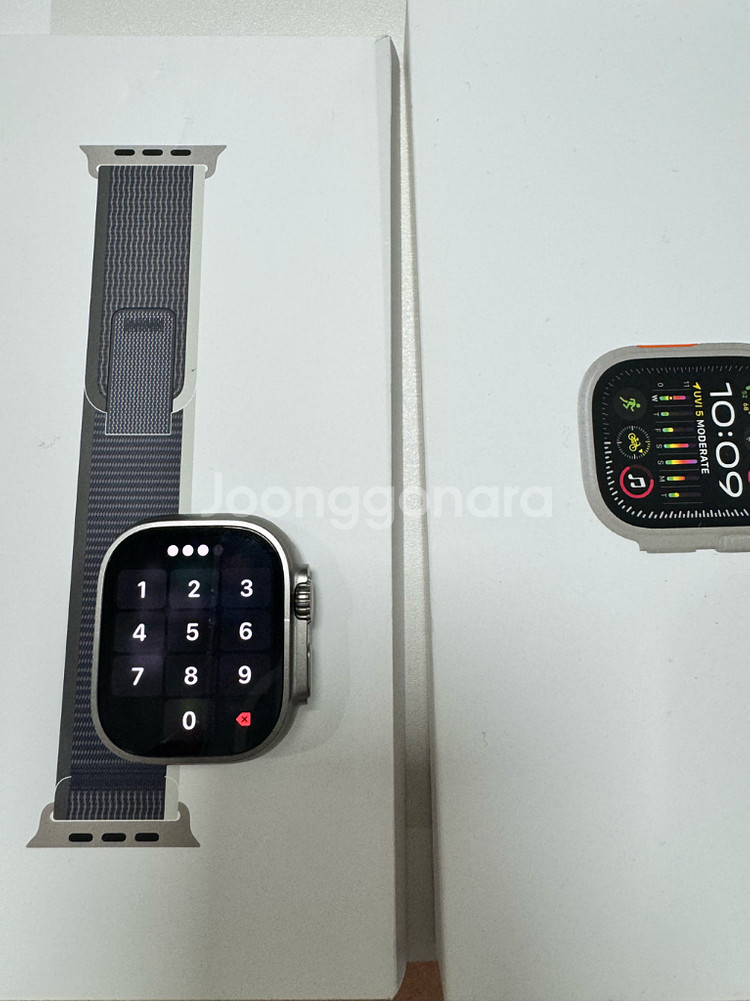 애플워치울트라49mm (애케플) 네츄럴티타늄--1