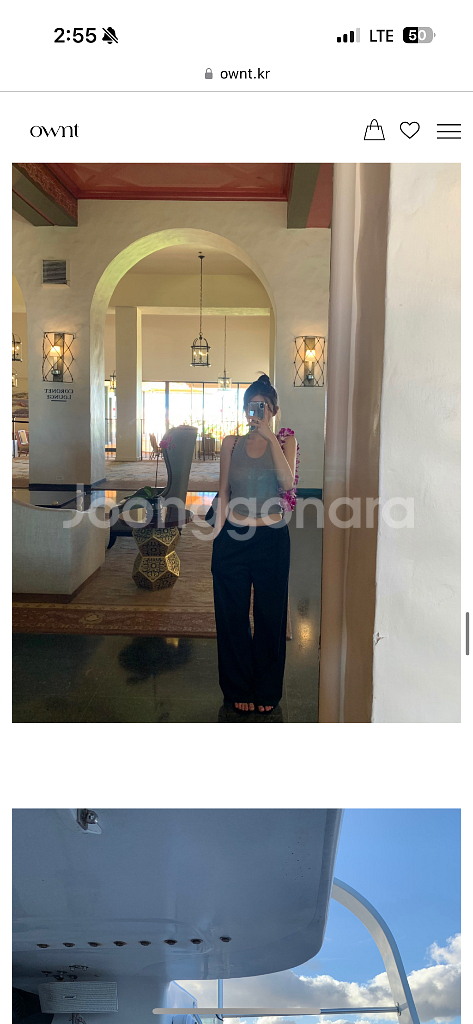 온트 ownt 힐로 팬츠 hilo pants 네이비 숏--0