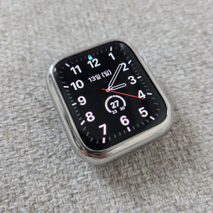 애플워치6 실버 알루미늄 케이스 40mm