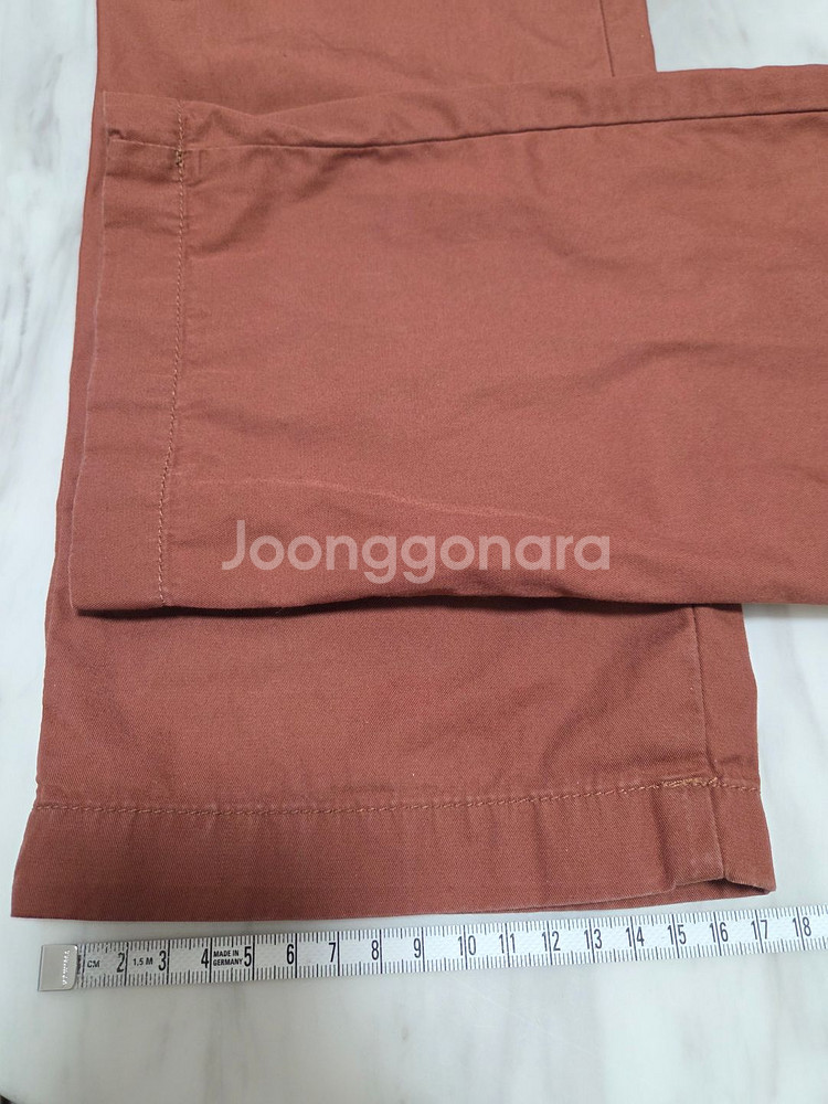 클럽모나코 버건디 면팬츠--1
