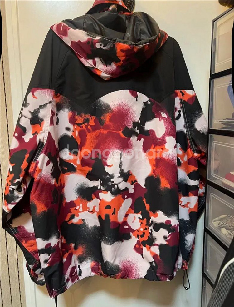 베이프 Bape 스노우보드 자켓 레드 카모 L 새제품--1