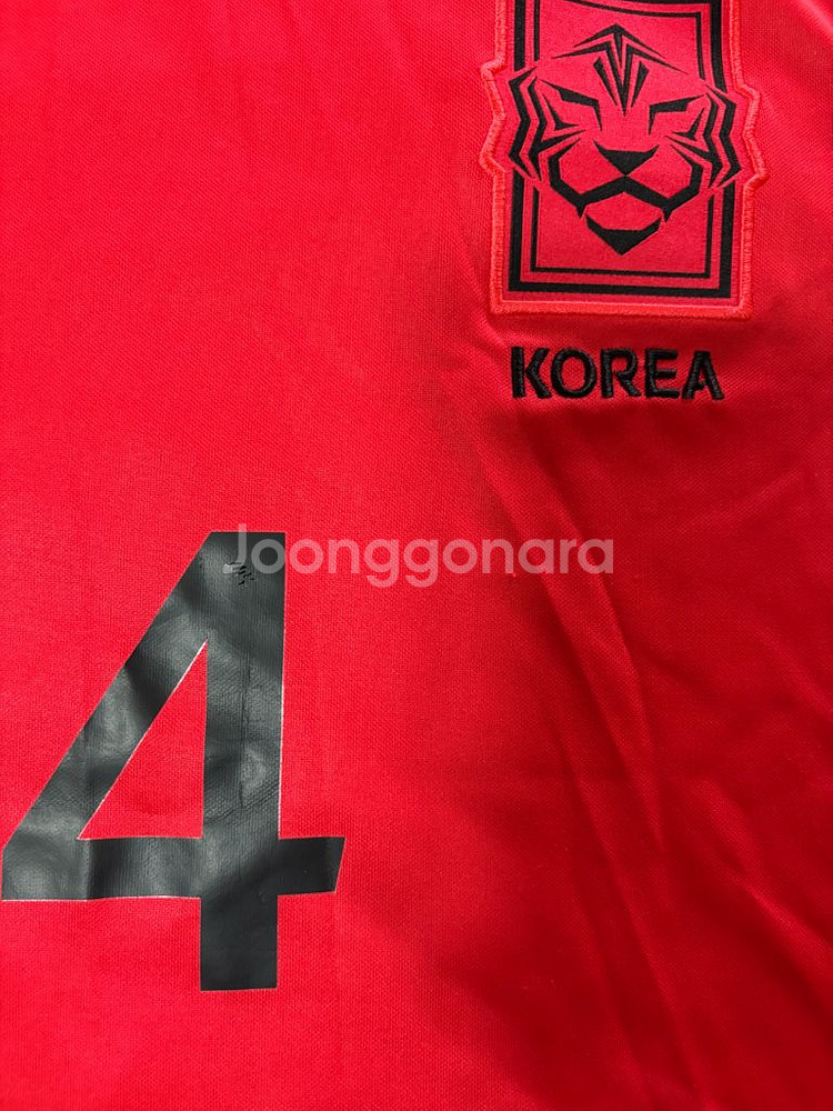 대한민국 국가대표 유니폼 22-24 홈 김민재 L사이즈--2