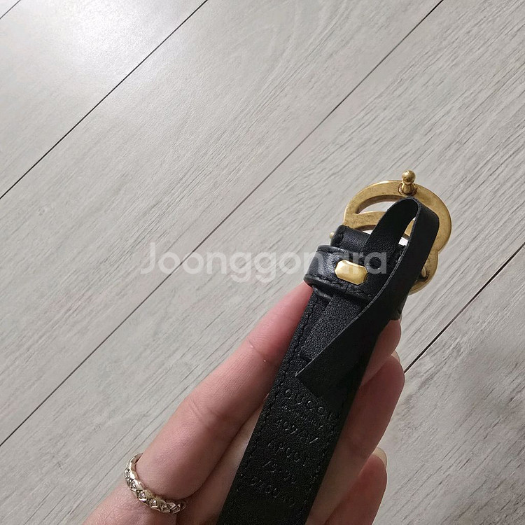 구찌 마몬트 벨트 2cm 75사이즈--1