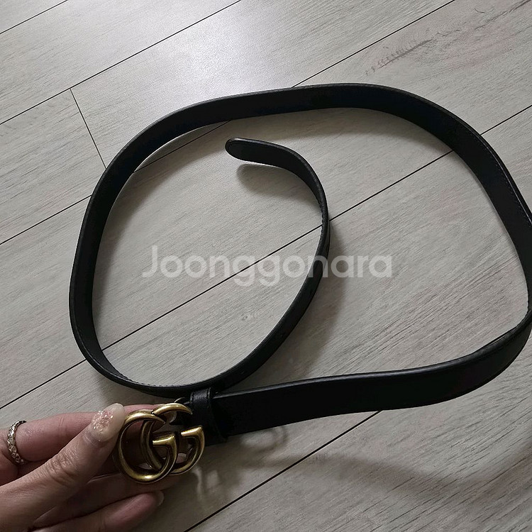 구찌 마몬트 벨트 2cm 75사이즈--0