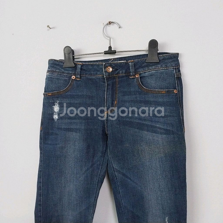 후부 여성27인치 스판 청바지--1