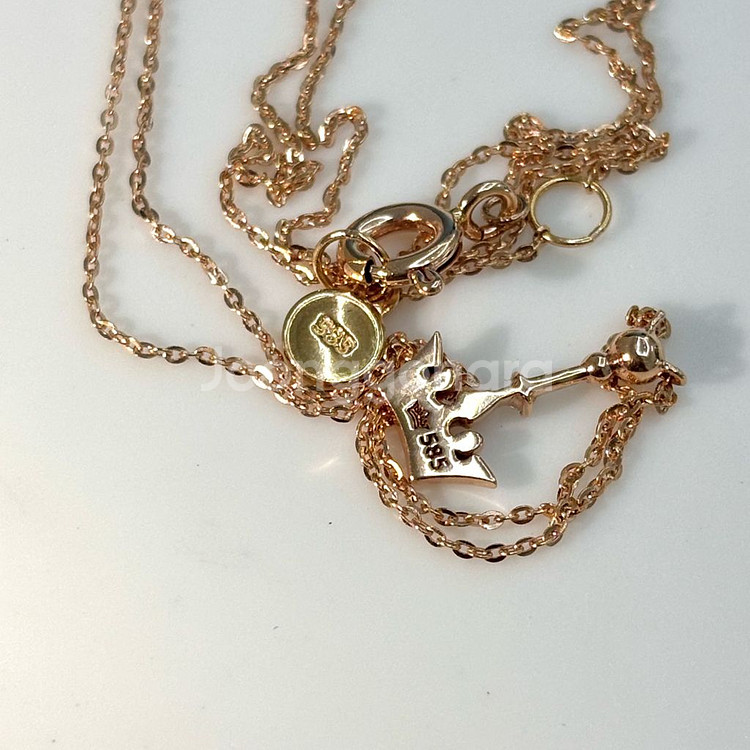 14k 왕관 목걸이--2