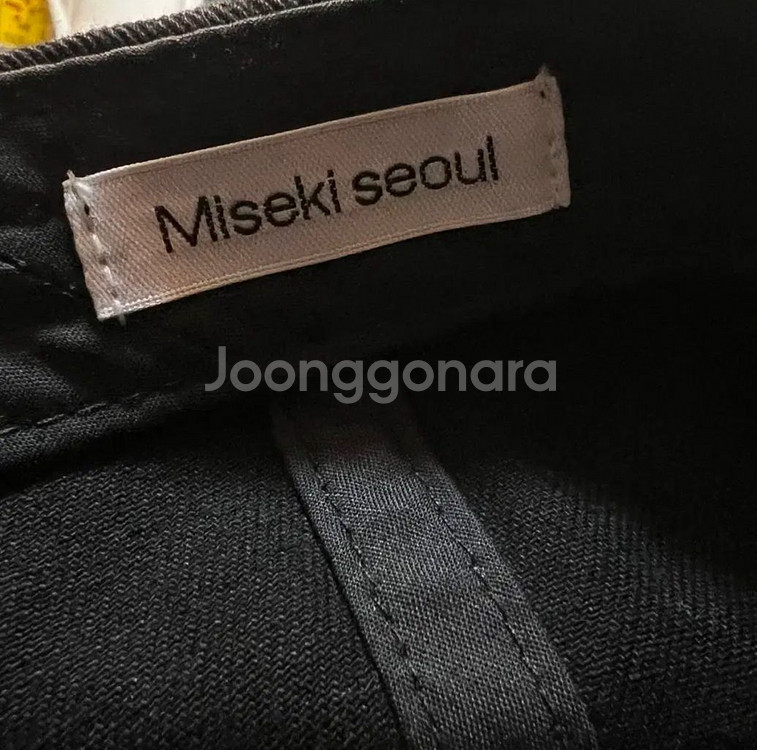 미세키 서울 볼캡 모자 블랙--2