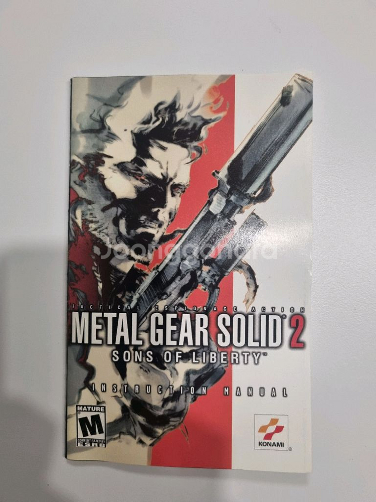 PS2 메탈기어솔리드 2 북미판--2