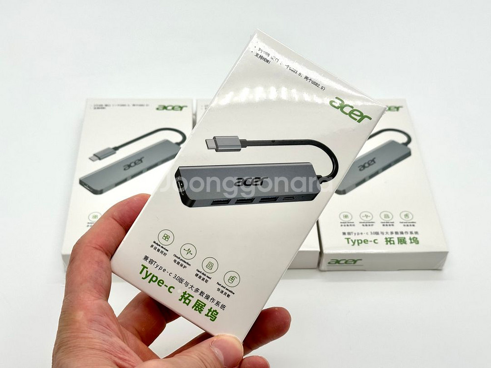 새상품 미개봉 acer 정품 type-c 허브 5in1--2