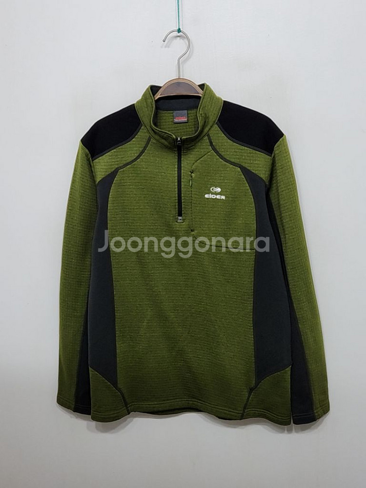 (L) 아이더 반집업 티셔츠 등산복 긴팔티 캐주얼--0