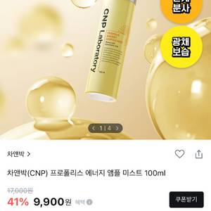 CNP 프로폴리스 에너지 앰플 미스트 100ml/50%