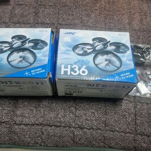 미니드론 jjrc h36 2대+추가배터리+멀티충전기