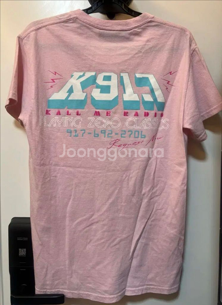 917 나인원세븐 반팔티 핑크 s--1