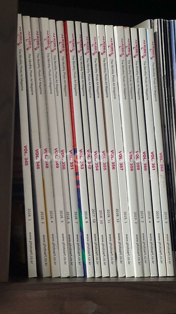 사진예술 월간지 2018~2019 일괄 사진잡지 예술--0