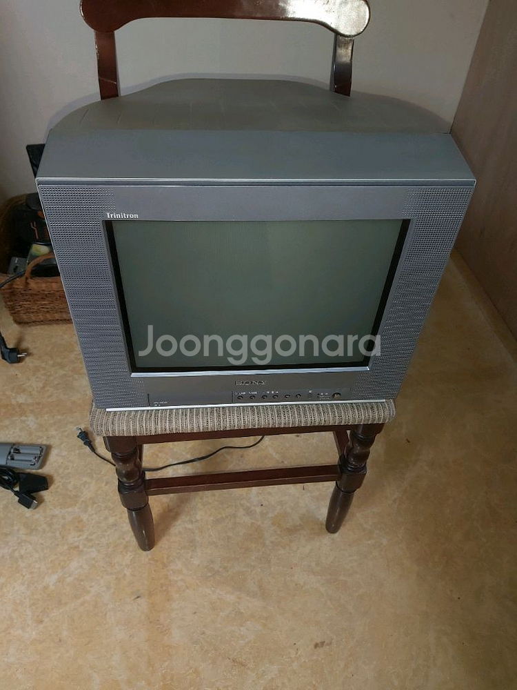 소니 kv-14da1 레트로 브라운관 crt tv--0