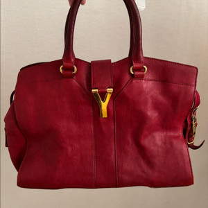 생로랑 카바시크 레드 가방