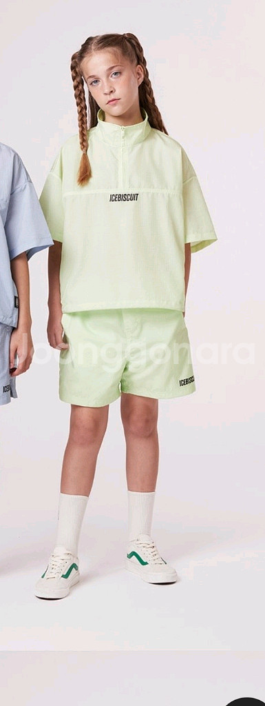 (새상품)아이스비스킷 나일론아노락세트--0