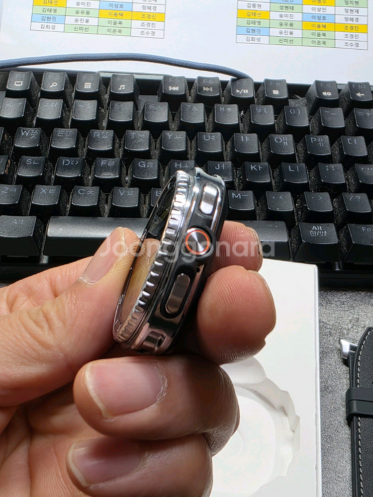 갤럭시 워치 8 클래식 블랙 블루투스 팝니다.--5
