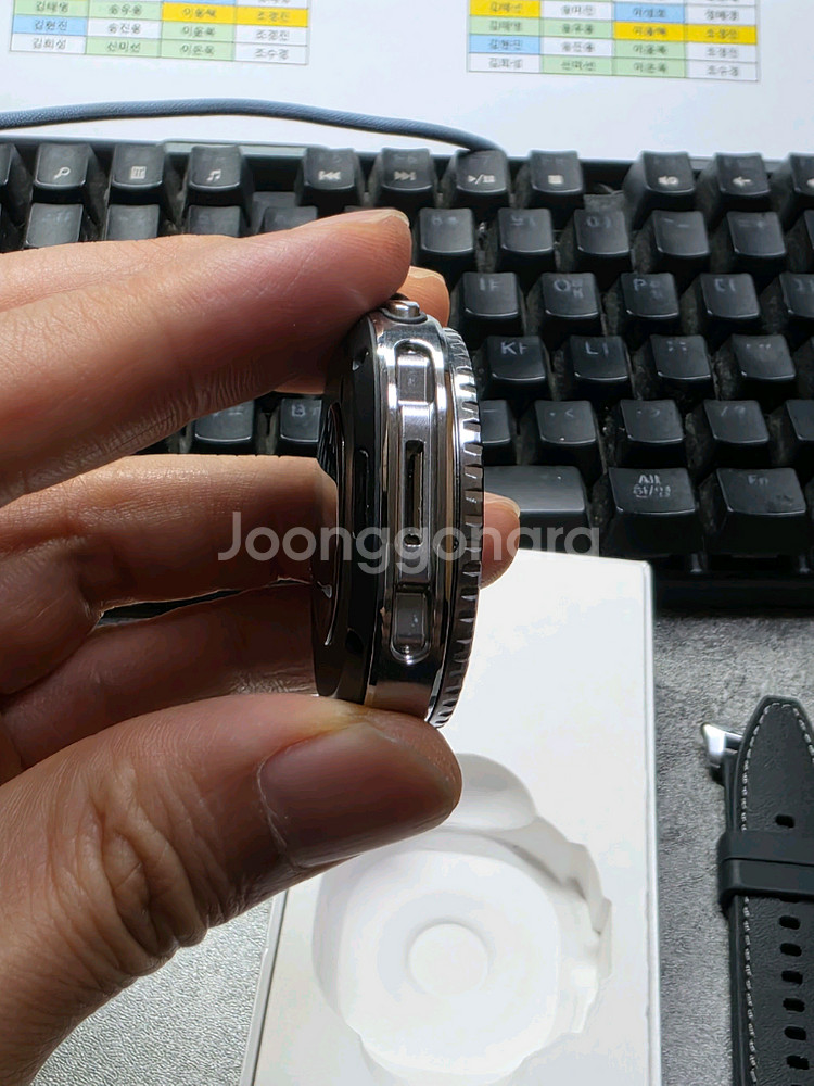 갤럭시 워치 8 클래식 블랙 블루투스 팝니다.--6