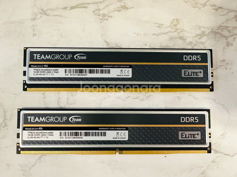 팀그룹 ddr5 16*2 32gb 4800 팝니다--0