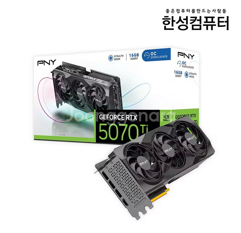 PNY 지포스 RTX 5070 Ti OC D7 16GB--0