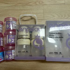 미개봉 새상품 택포 앙뽀 실리콘 젖병 젖꼭지