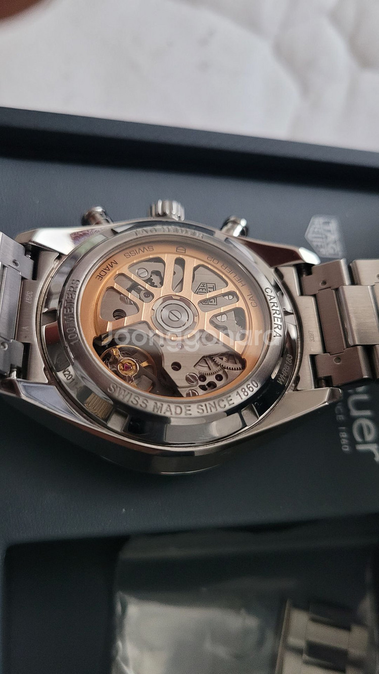태그호이어 까레라 호이어02 크로노그래프 청판 42mm--1