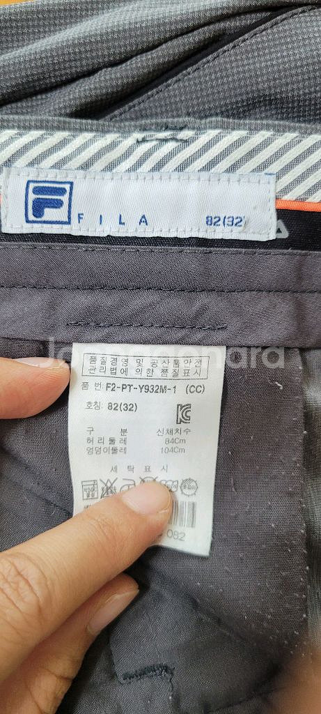 (남성32인치) FILA 골프바지(여름용)--6