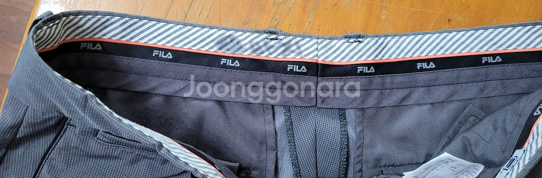 (남성32인치) FILA 골프바지(여름용)--5