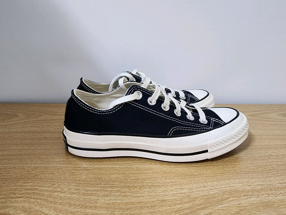 (235mm)컨버스 척 70 클래식 블랙 로우 1620 이미지