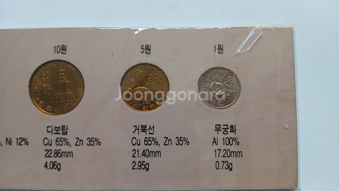 1980년 대한민국 현행주화 미사용 세트 (100·50--2
