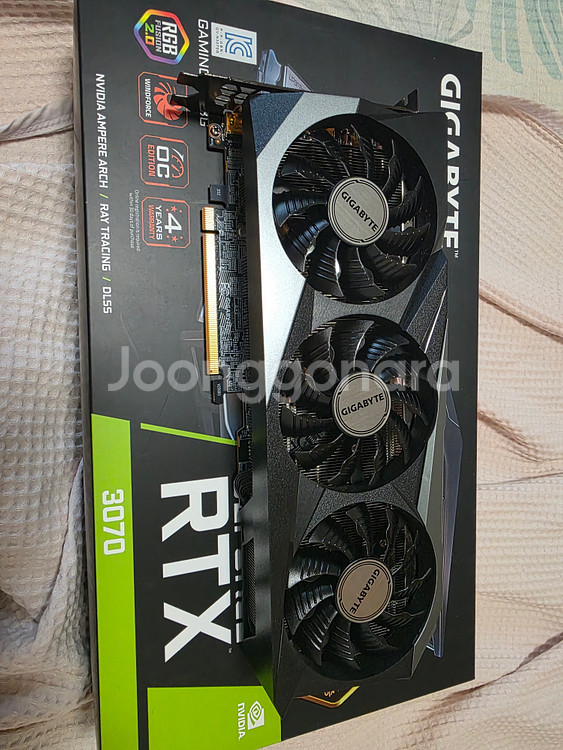 RTX 3070 기가바이트 8G 판매합니다.--0