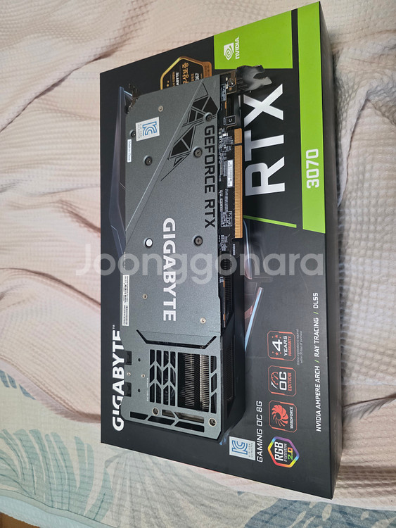 RTX 3070 기가바이트 8G 판매합니다.--1