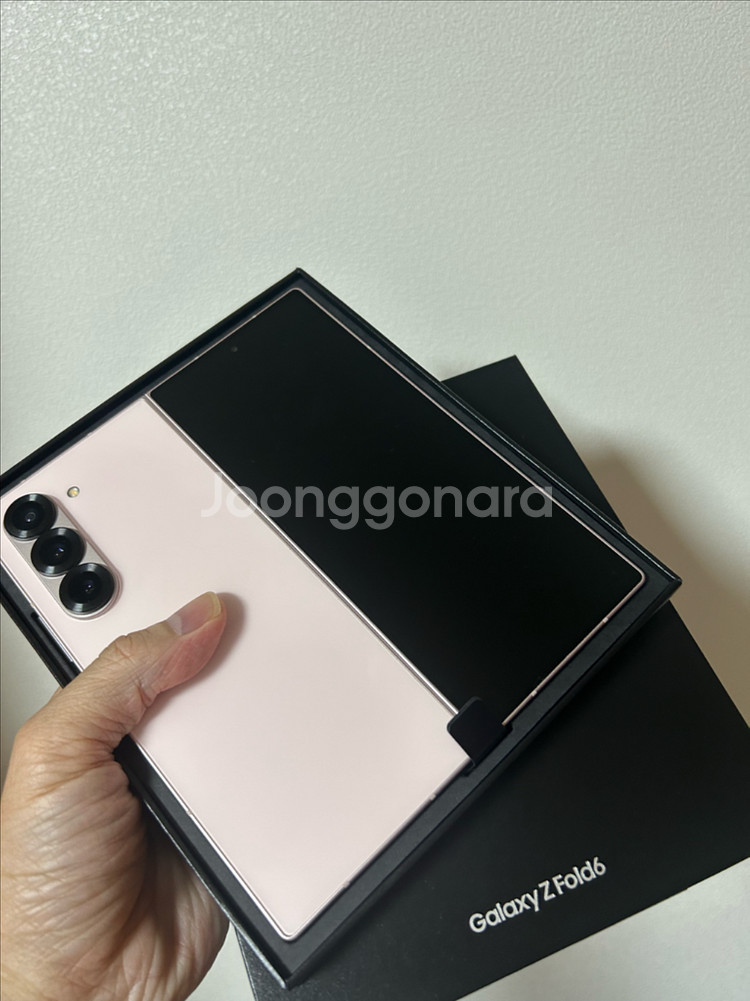 갤럭시Z폴드6 1Tb 1테라 자급제(핑크)--0