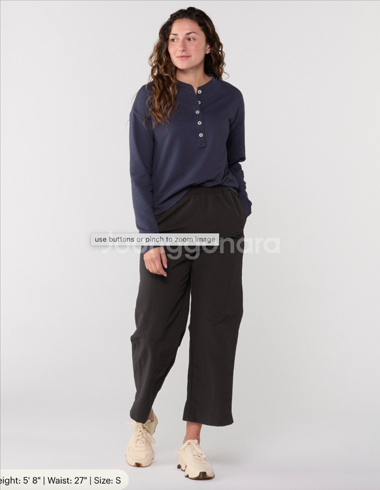 파타고니아 우먼 아웃도어 에브리데이 팬츠, 블랙2XL--2