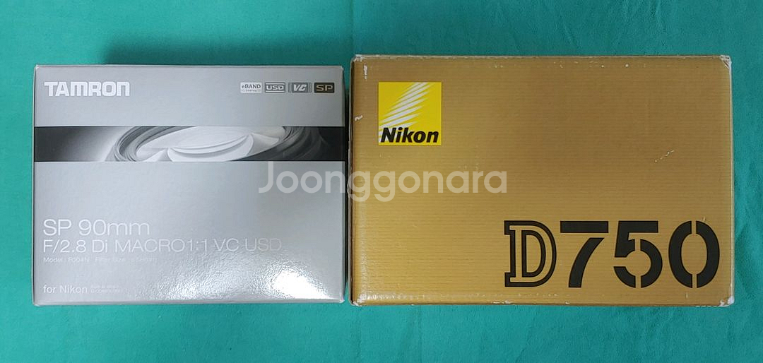 (미사용)니콘 D750 & 탐론 90mm 보증기간 남음--0