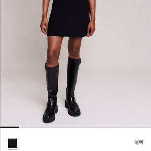 마쥬 반팔 원피스 55사이즈 블랙 원피스 가을 원피스