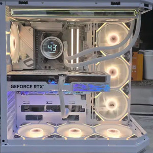 9800X3D, 갤럭시5070ti 화이트 튜닝PC 본체