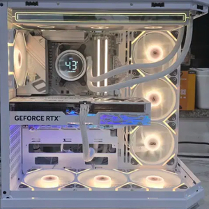 9800X3D, 갤럭시5070ti 화이트 튜닝PC 본체