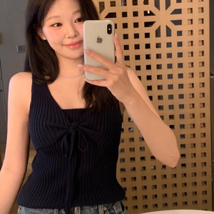 베르니마켓 verni Roa Knit 슬리브리스