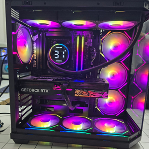 9800X3D, PALIT 5080, 32g 올블랙PC